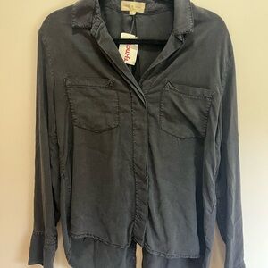 Cloth & Stone Charcoal Button-Up Shirt